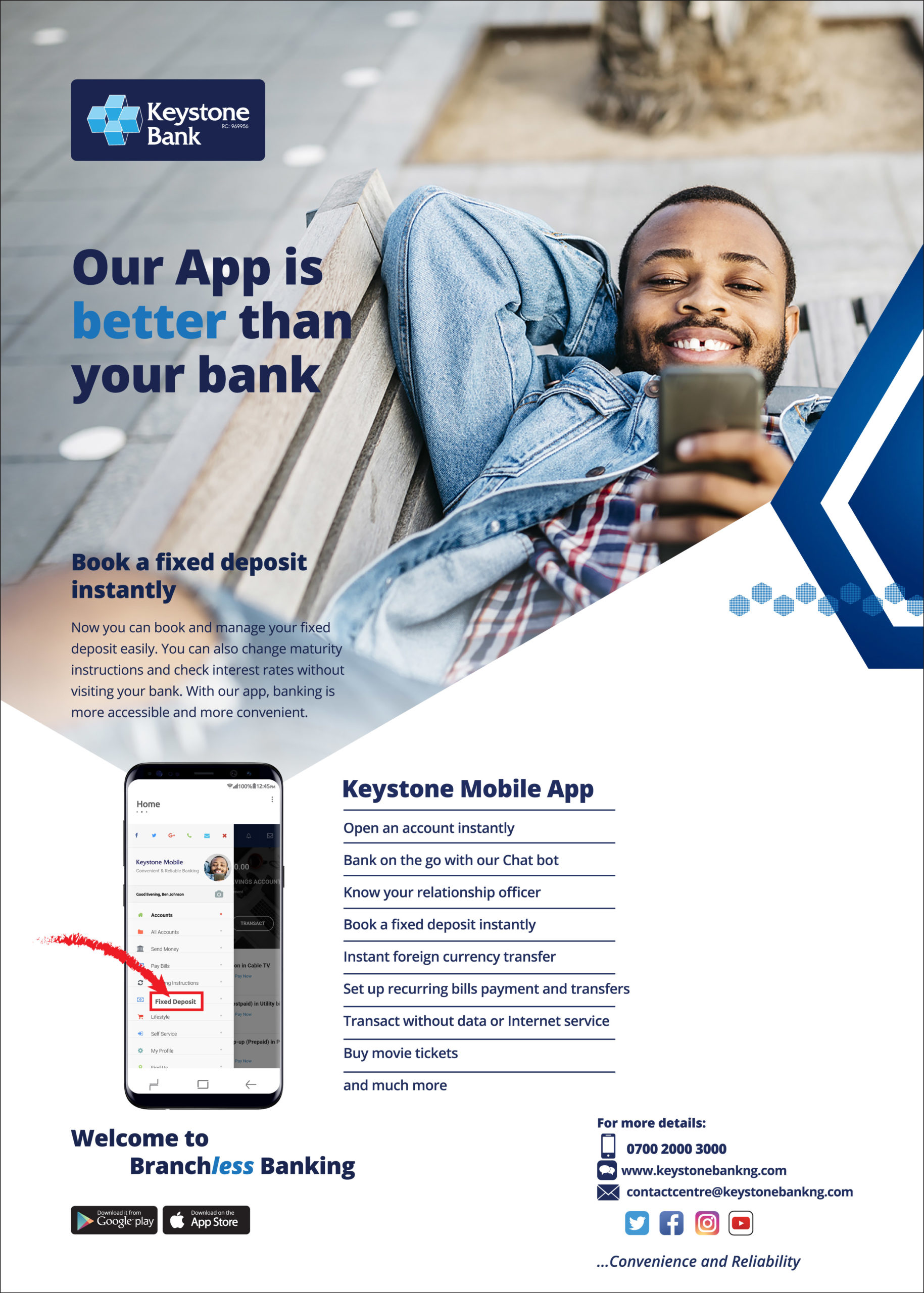 keystone Bank Mobile app